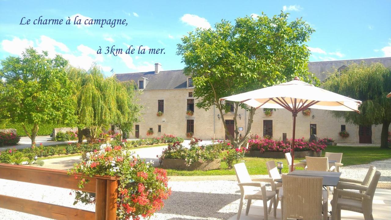 Hotel Le Manoir De Mathan Crepon A La Campagne 5 Mn D'Arromanches Et 10 Mn De Bayeux Kültér fotó