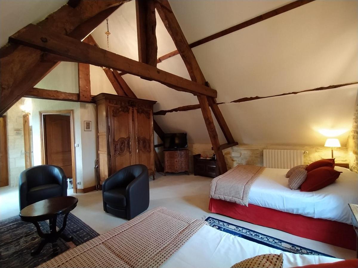 Hotel Le Manoir De Mathan Crepon A La Campagne 5 Mn D'Arromanches Et 10 Mn De Bayeux Kültér fotó